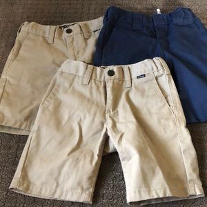 Set of three boys shorts Hurley and dickies